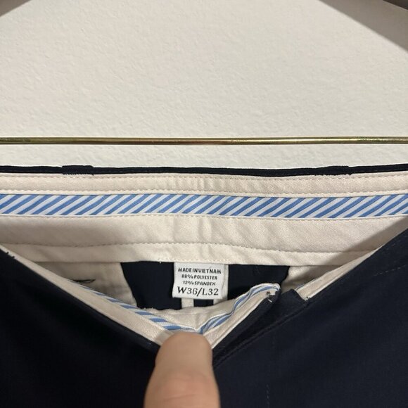 FOOTJOY Navy Blue 5 Pocket Performance Golf Pants Athletic Fit Mens Size 36x32 - Picture 4 of 9